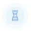 Business strategy and planning icon representing structured decision making and long-term operational thinking.